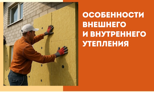 Какие особенности внешнего и внутреннего утепления в Евпатории