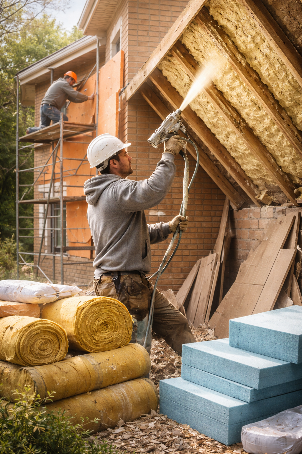 Утепление домов в Евпатории под ключ от 4424 руб/м2 | Профессионально — ТепломастерЕвп