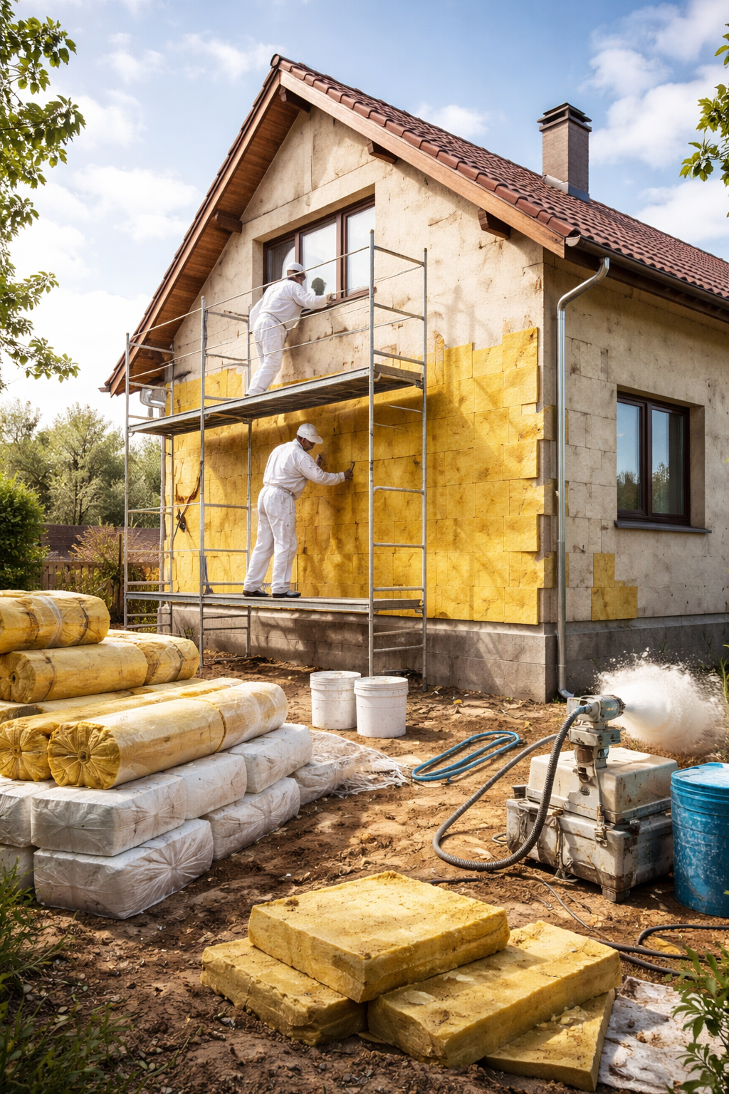 Профессиональное утепление домов в Евпатории — тепло, надежность, экономия