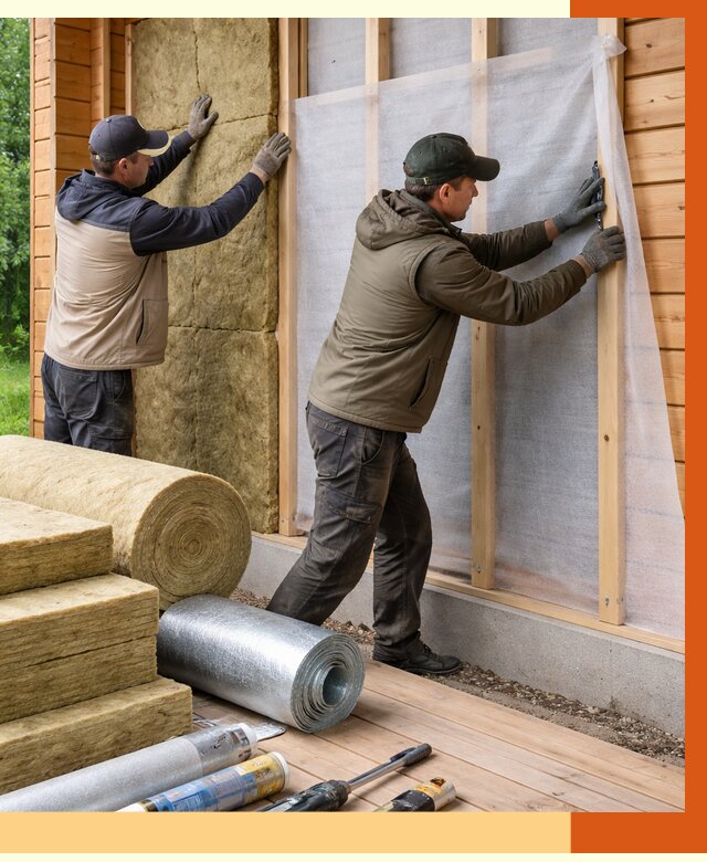 Утепление дома из двойного бруса в Евпатории от 5056 руб./м² — ТепломастерЕвп под ключ