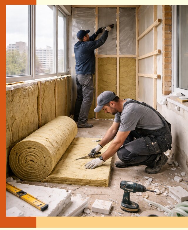 Утепление балкона под ключ в Евпатории качественно и быстро