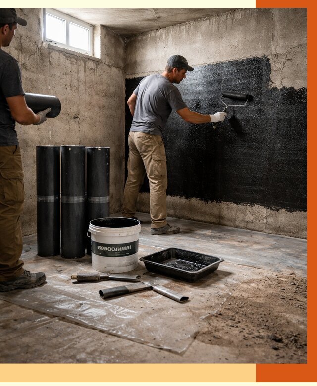 Гидроизоляция подвала в Евпатории от 3687 руб. под ключ | Профессионально — ТепломастерЕвп